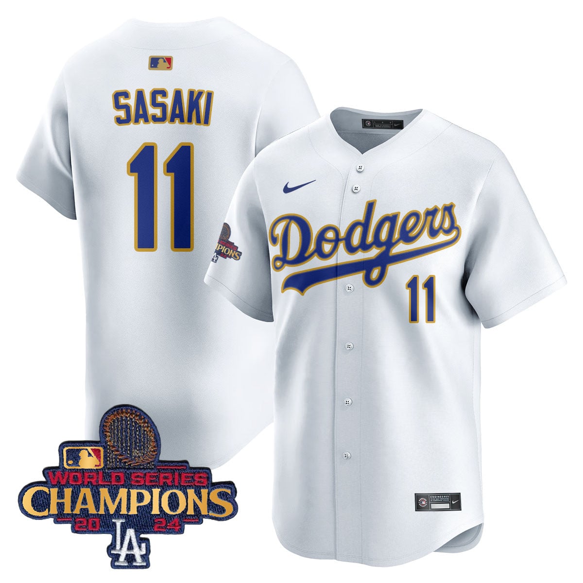 Men's Los Angeles Dodgers Gold 2025 Jersey - All Stitched