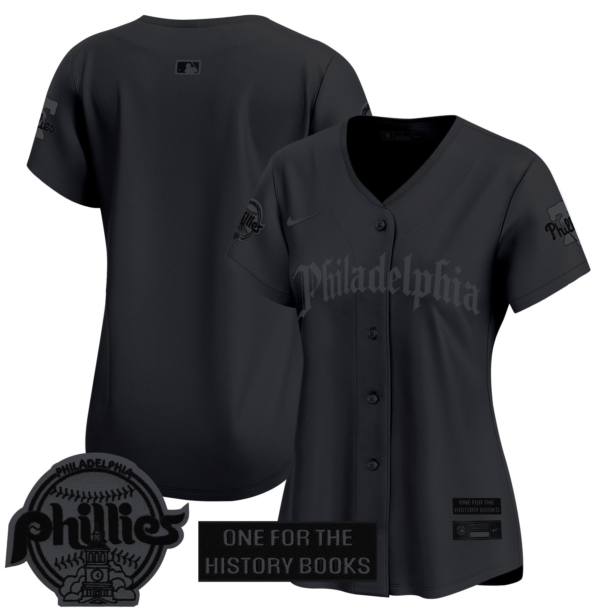 Women's Phillies 'Retro Newspaper Edition' Vapor Premier Limited Jersey - Stitched