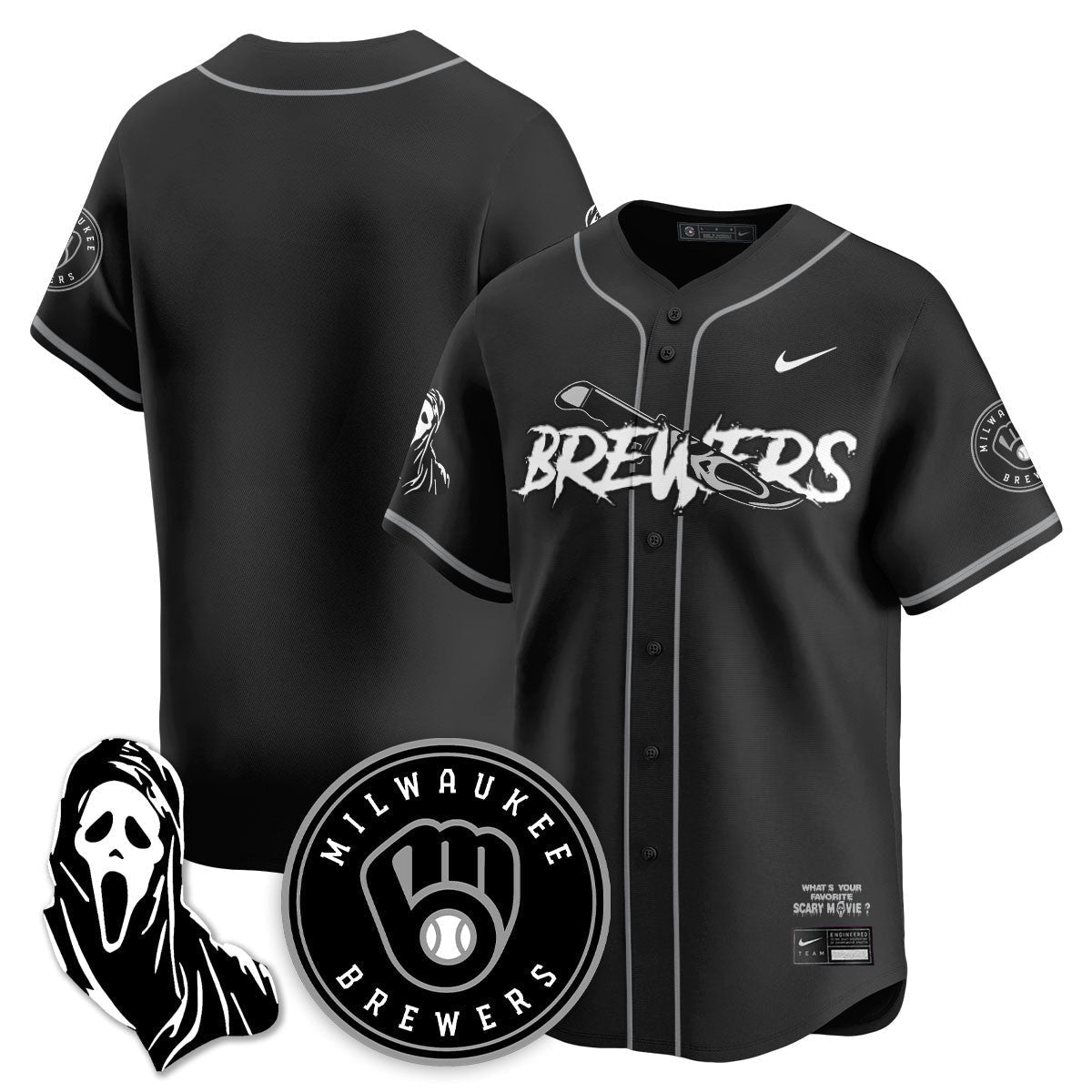MIL "Scream Ghostface" Jersey - Stitched