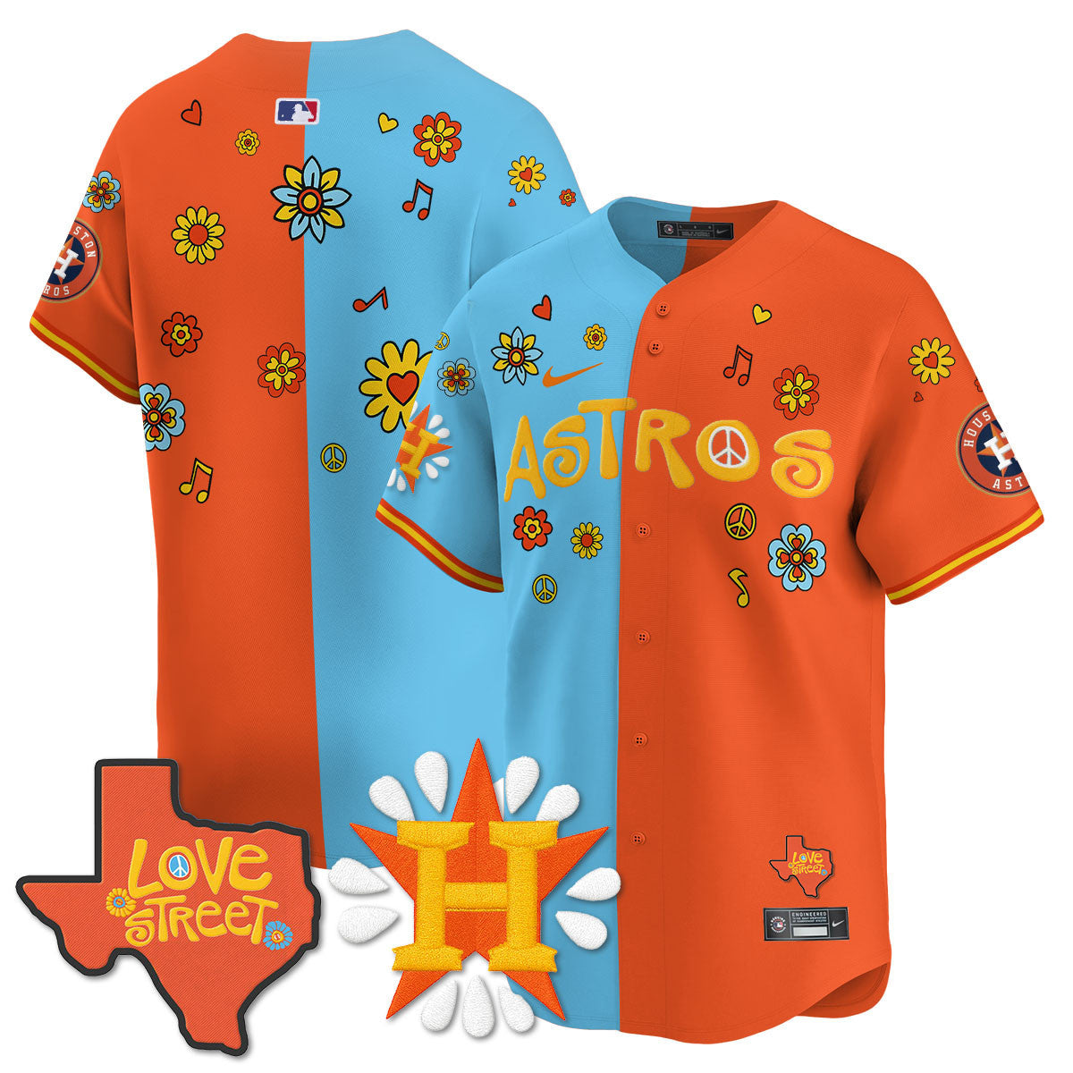 HOU "Love Street" Limited Jersey - Stitched