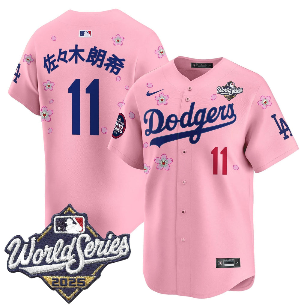 LAD 2025 World Series x Tokyo Series Vapor Premier Limited Jersey V2 - Stitched