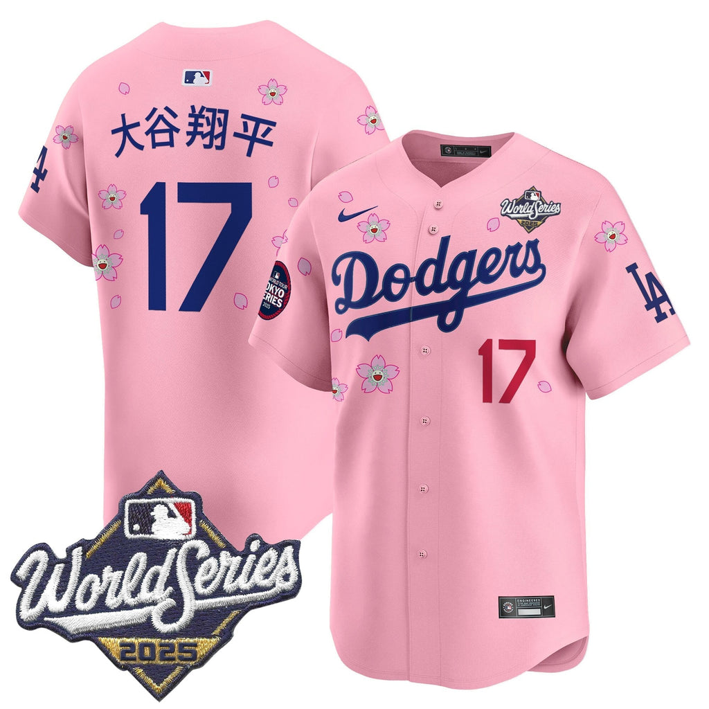 LAD 2025 World Series x Tokyo Series Vapor Premier Limited Jersey V2 - Stitched