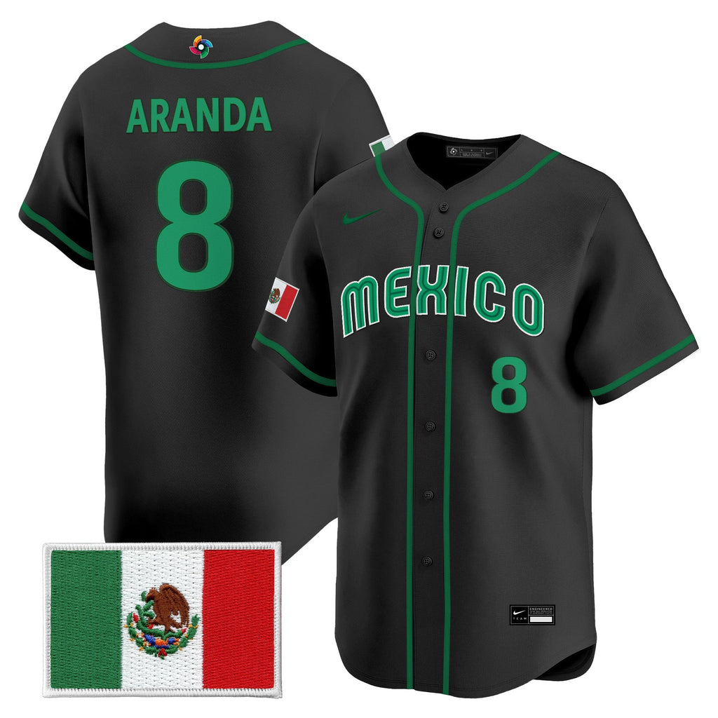 Team Mexico World Baseball Classic Vapor Premier Jersey - 2026 Roster - Stitched