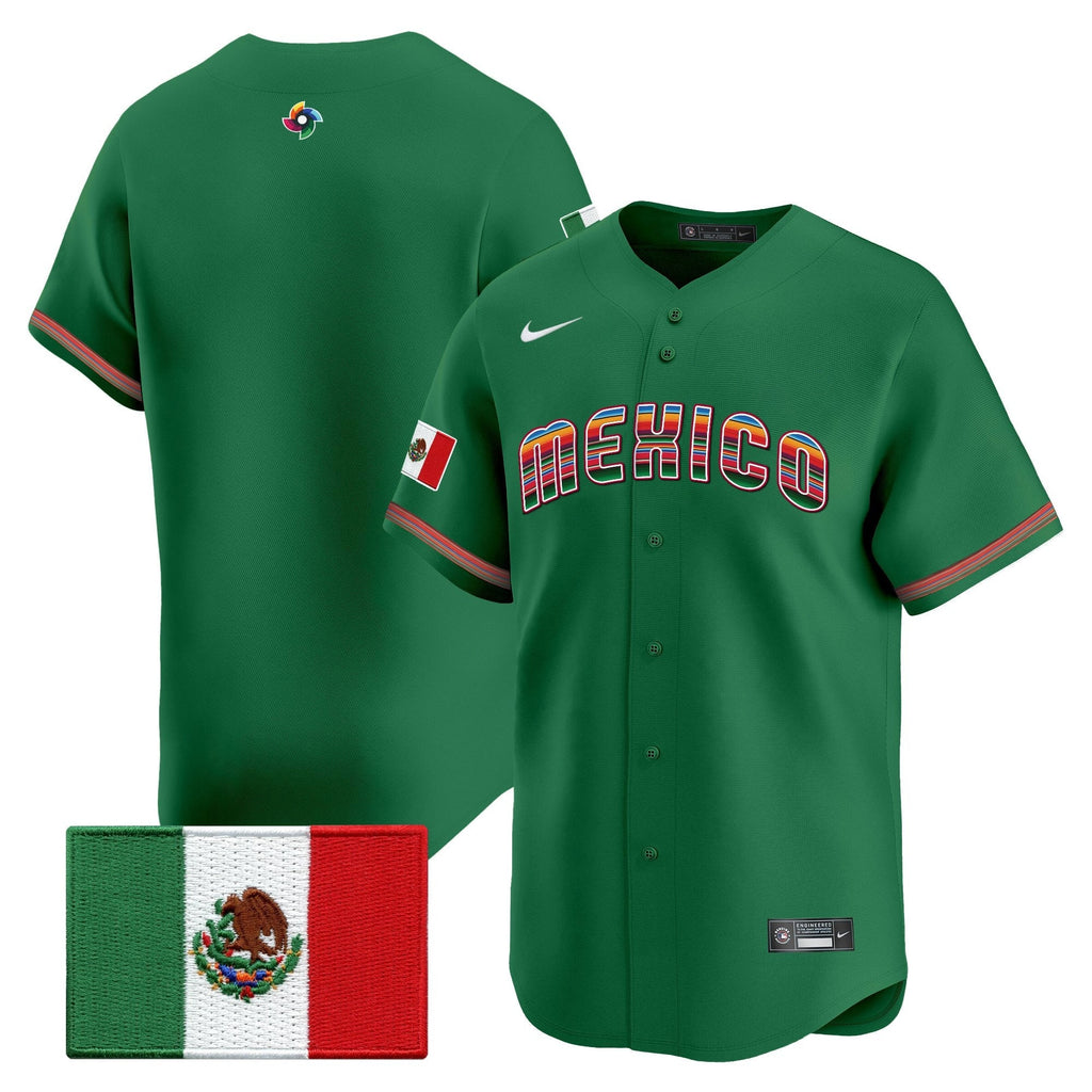 Team Mexico World Baseball Classic "Serape Edition" Vapor Premier Jersey - 2026 Roster - Stitched