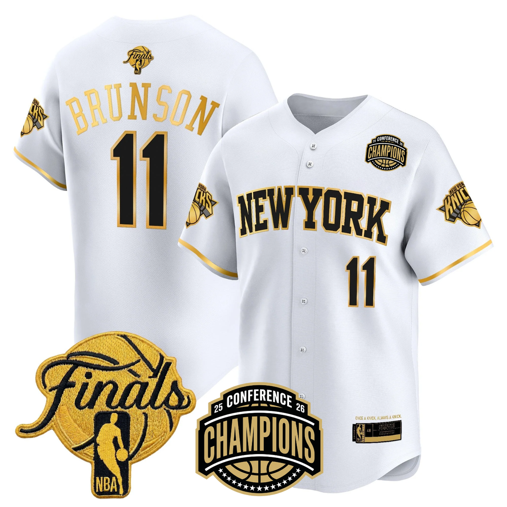 NYK 2026 Finals Vapor Baseball Gold Jersey - Stitched (Tiktok)