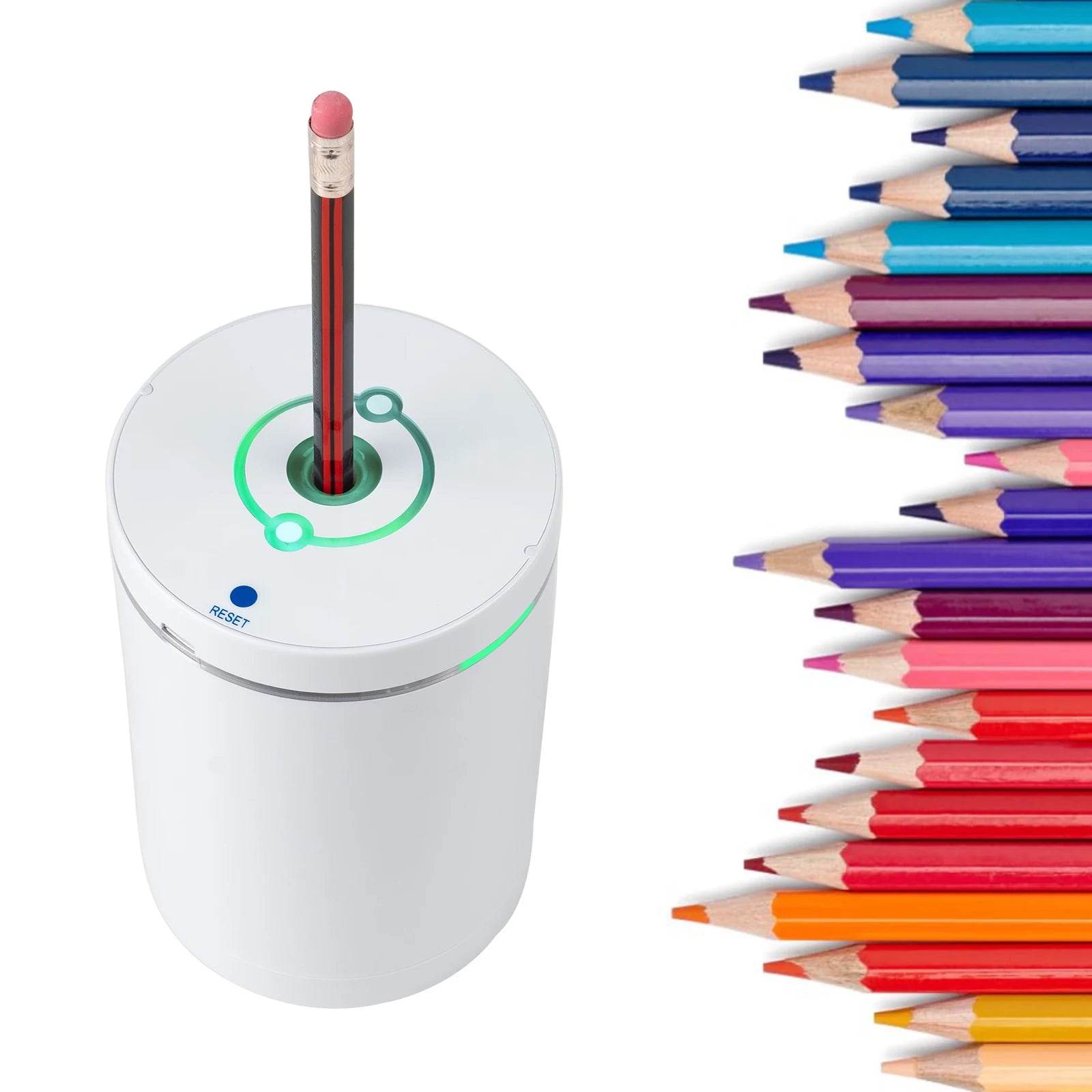 Fully Automatic Electric Pencil Sharpener for 6-8mm Pencil Sharpener   Home Office School Supplies Gift Student for Kids Adults