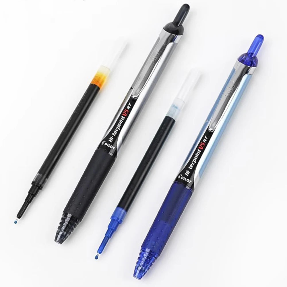 Japan PILOT Needle Gel Pen Set BXRT-V5 Quick Dry Black Signature Pen Quick Dry Stationery School Supplies Office Accessories