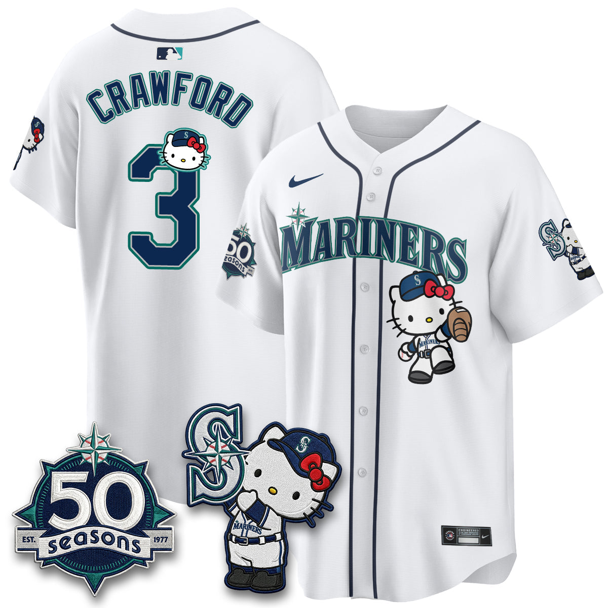 SEA x Meow KT Night Limited Teal Jersey - Stitched