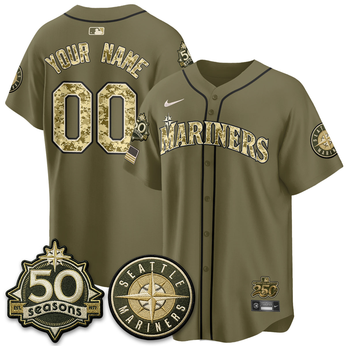 SEA 2026 Armed Forces Day Custom Jersey V3 - Stitched