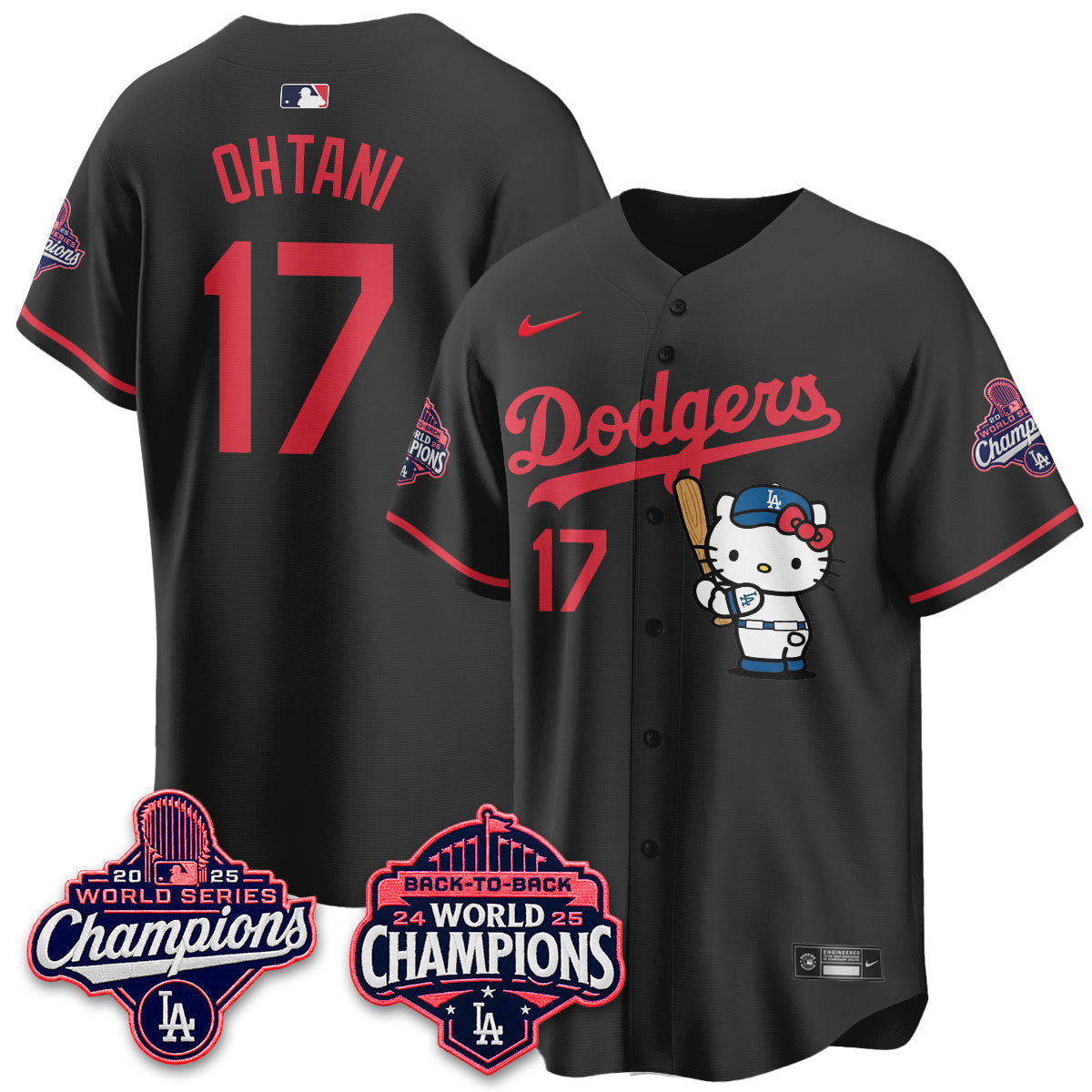 LAD x Meow KT Night 2026 Pink Edition Jersey - Stitched