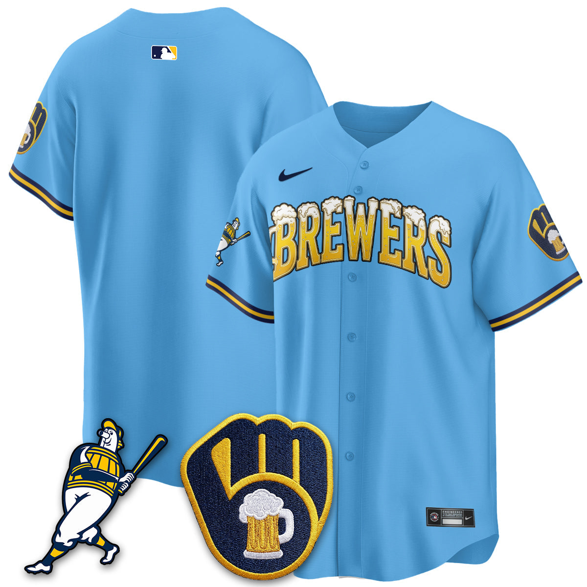 MIL "Pitcher & Pint" Edition Vapor Limited Jersey - Stitched (32)