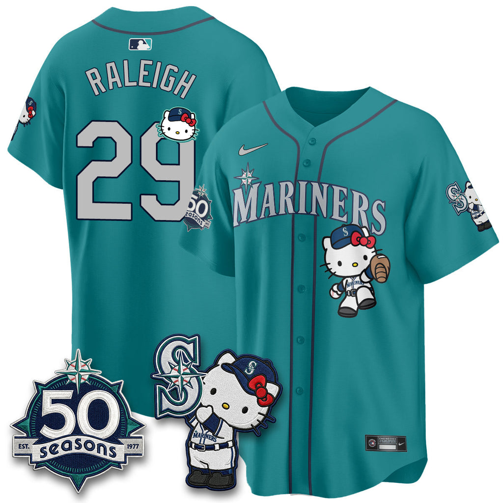 SEA x Meow KT Night Limited Teal Jersey - Stitched