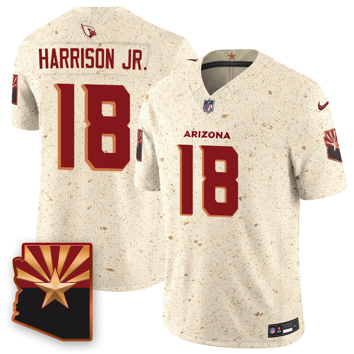 Arizona Cardinals F.U.S.E. Limited Rivalry Series Jersey - All Stitched